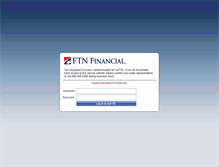 Tablet Screenshot of my.ftnfinancial.com